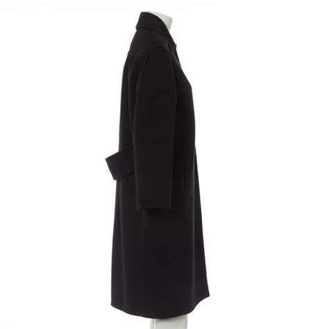 cappotto renna nero prada|Cappotti Prada in Lana Nero taglia 44 IT .